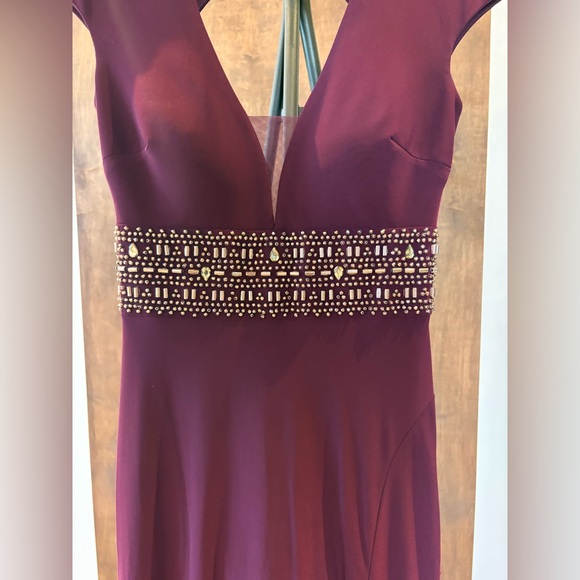 Xscape Deep Purple Backless Dress - Picture 8 of 10
